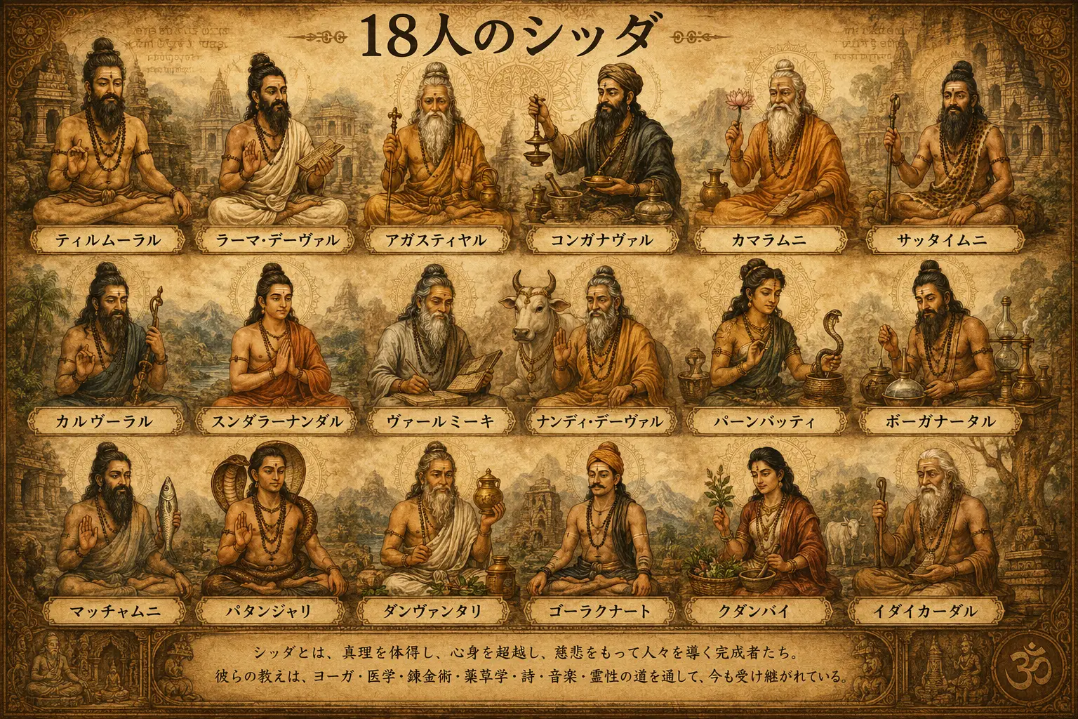 18人のシッダ